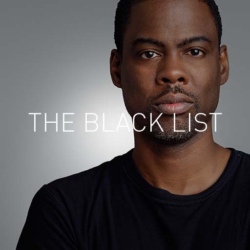 A man with his eyes closed and the words " the black list ".